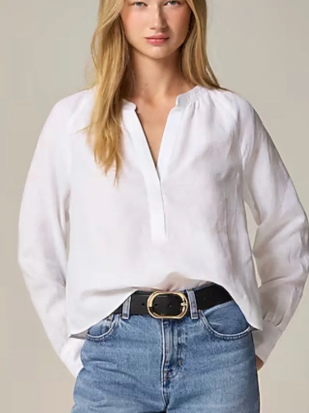 Cabana Top in Linen